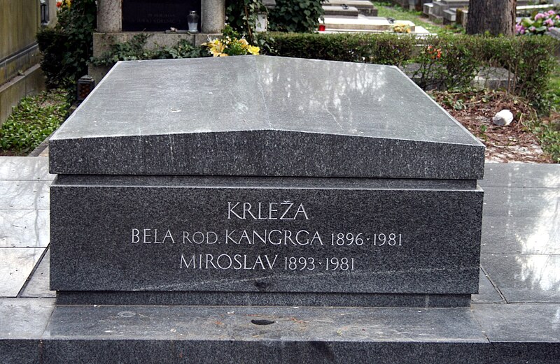 File:Miroslav i Bela Krleža.JPG