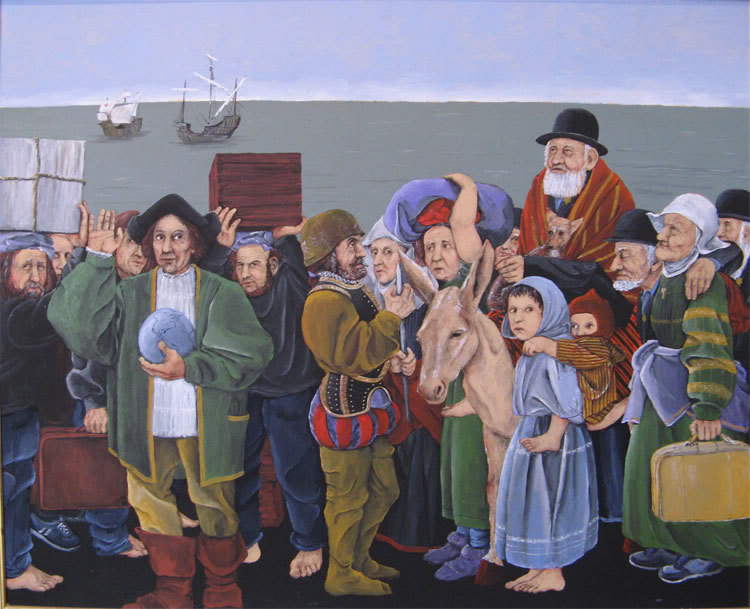 «1492 - Изгнание евреев из Испании», Эдуардо Сарлос, 1991 год.jpg